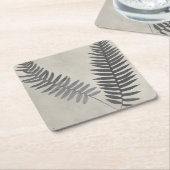 Vintage Ferns Kartonnen Onderzetters (Schuin)