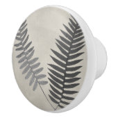 Vintage Ferns Keramische Knop (Rechts)