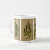 Vintage Ferns Koffiemok (Voorkant links)