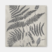 Vintage Ferns Magneet (Voorkant)
