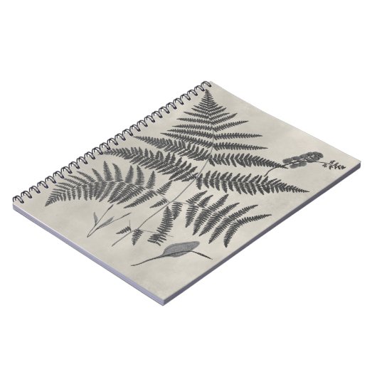 Vintage Ferns Notitieboek (Linkerzijde)