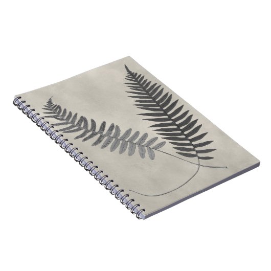 Vintage Ferns Notitieboek (Rechterzijde)