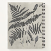 Vintage Ferns Notitieboek (Achterkant)