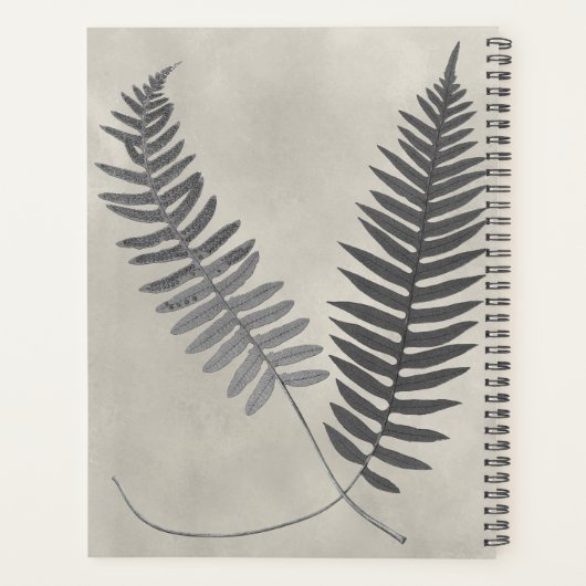 Vintage Ferns Planner (Achterkant)