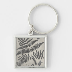 Vintage Ferns Sleutelhanger