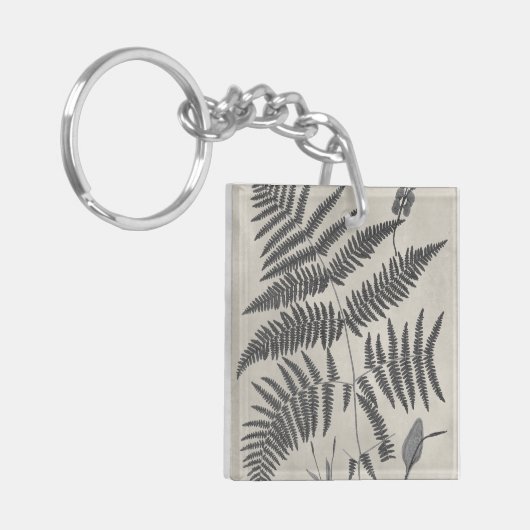 Vintage Ferns Sleutelhanger (Voorkant Links)