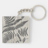 Vintage Ferns Sleutelhanger (Achterkant)