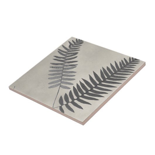 Vintage Ferns Tegeltje (Zijkant)