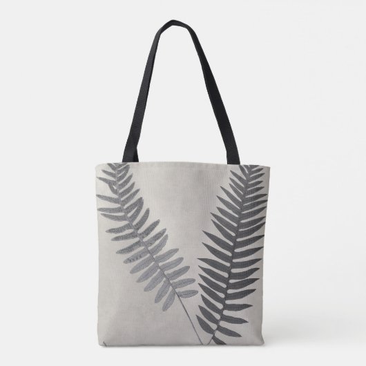 Vintage Ferns Tote Bag (Achterkant)