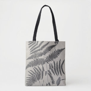 Vintage Ferns Tote Bag