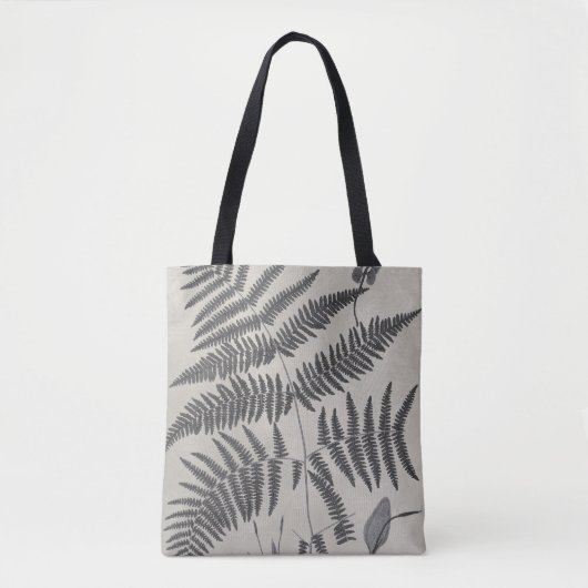 Vintage Ferns Tote Bag (Voorkant)