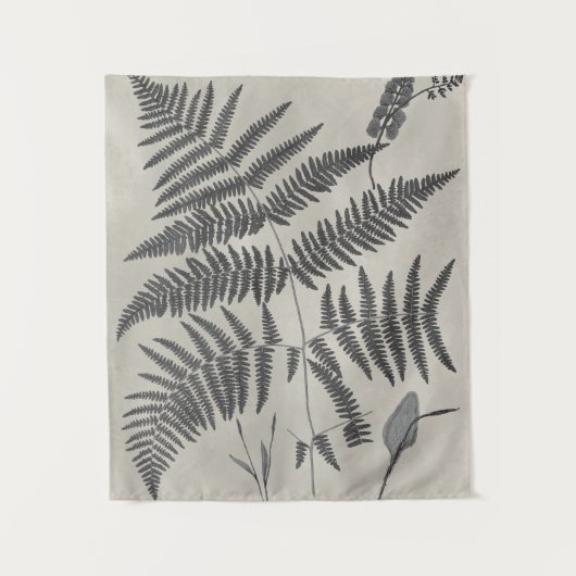Vintage Ferns Wandkleed (Voorkant)