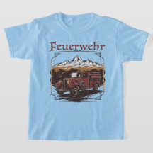 Vintage Feuerwehrfahrzeug - Retro Design