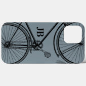 Vintage Fiets Monogram Minibike Case-Mate iPhone Case (Achterkant (horizontaal))