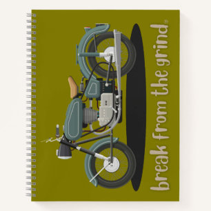 Vintage fiets notitieboek