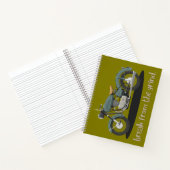 Vintage fiets notitieboek (Binnen)