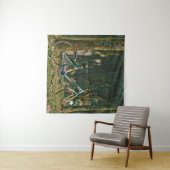 vintage fietscadeaus wandkleed (In Situ (horizontaal))
