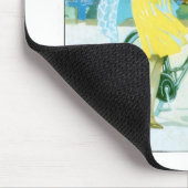 Vintage fietsen Poster fietsen Muismat (Hoek)