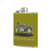 Vintage fietsfles heupfles (Links)