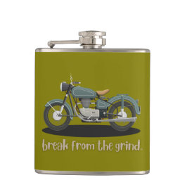 Vintage fietsfles heupfles
