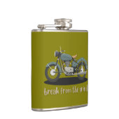 Vintage fietsfles heupfles (Rechts)