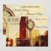 Vintage Fifth Avenue New York Kaart (Voorkant / Achterkant)