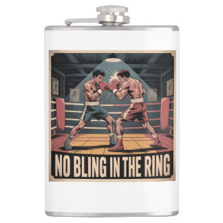 Vintage Fight Club - Geen Bling In De Ring Heupfles
