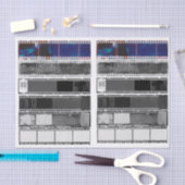 Vintage Film Negative Strips Photography Tissuepapier (Craft)
