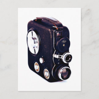 Vintage | Filmcamera Retro Briefkaart