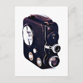 Vintage | Filmcamera Retro Briefkaart