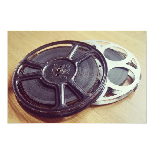 Vintage filmspoel film foto afdruk (Voorkant)