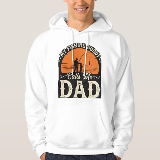Vintage Fishing Buddy Vader Shirt Ontwerp_1 (Voorkant)