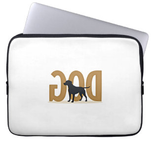 Vintage Fitness Levensstijl Husky Workout Hond Car Laptop Sleeve