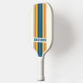 Vintage Five Board Strepen met Naam Pickleball Paddle (Links)
