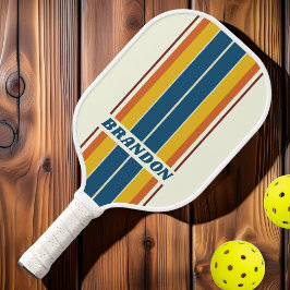 Vintage Five Board Strepen met Naam Pickleball Paddle