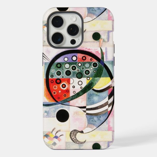 Vintage Fixed - Kandinsky Abstracte Kunst iPhone Hoesje (Achterkant)
