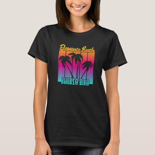 Vintage Flamenco Strand T-shirt (Voorkant)