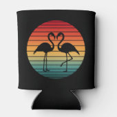 vintage flamingo blikjeskoeler (Achterkant)
