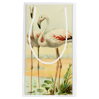 Vintage Flamingo Klein Cadeauzakje