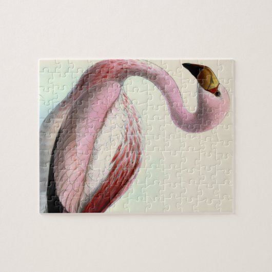 Vintage Flamingo Legpuzzel (Horizontaal)