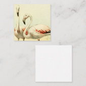Vintage Flamingo Notitiekaartje (Voorkant / Achterkant)