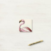 Vintage Flamingo Post-it® Notes (Op bureau)