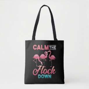 Vintage Flamingo Sarcastic Ingepast Gezegde Tote Bag