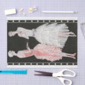 Vintage Flapper Mode Tissuepapier (Craft)