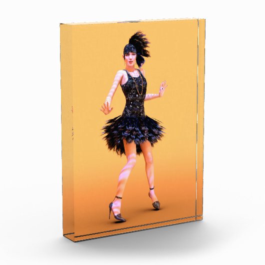 Vintage Flapperdansen Fotoblokken (Links)