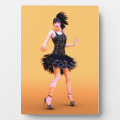 Vintage Flapperdansen Fotoplaat (voorkant)