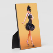 Vintage Flapperdansen Fotoplaat (Zijkant)
