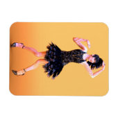 Vintage Flapperdansen Magneet (Horizontaal)