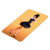Vintage Flapperdansen Magneet (Linkerzijde)