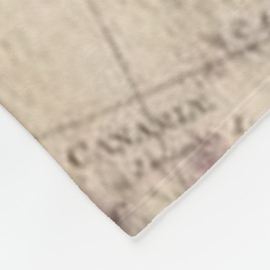 Vintage Fleece Deken (Hoek)